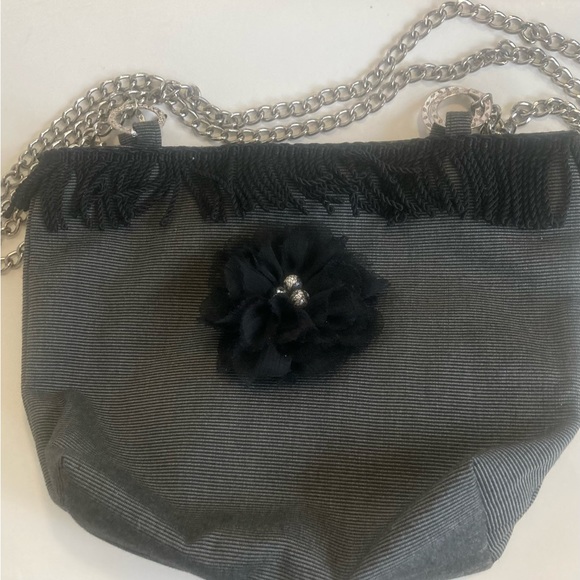 REDUCED AGAIN Black purse/fringe  chain, - Picture 8 of 12